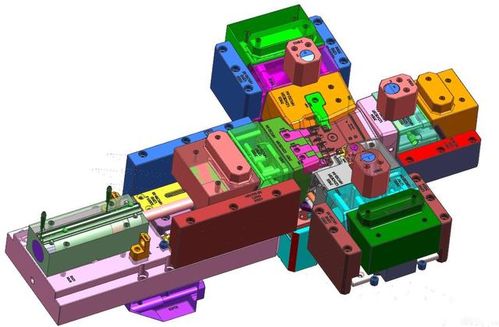 汽車注塑模具 出風口產品模具設計結構拆解